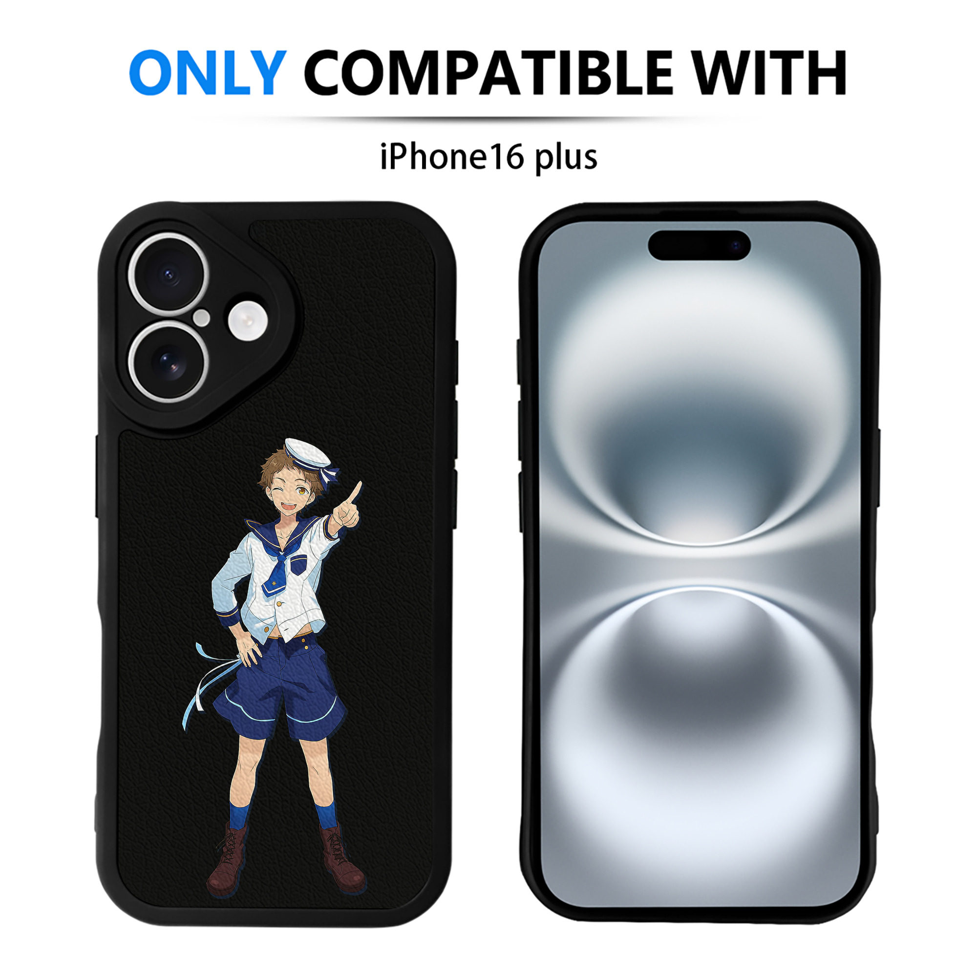 （画像用） あんさんぶるスターズ! Ensemble Stars 【iPhone 16シリーズ対応】シリコンスマホケース（レザー調） 材質：シリコン